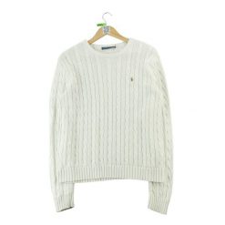 Second life - Polo Ralph Lauren sweter damski warkocz - Stan bardzo dobry. Brązowe swetry klasyczne damskie Ralph Lauren, l, z dzianiny, bez kołnierzyka. Za 255.56 zł.
