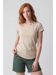 Alife and kickin Koszulka "Tabitha" w kolorze beżowym rozmiar: S. Brązowe bluzki damskie Alife and Kickin, s, bez wzorów, bez kołnierzyka, bez ramiączek. Za 60.99 zł.