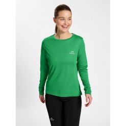 Damska koszulka z długim rękawem Newline Memphis. Zielone bluzki damskie Newline, xs, bez wzorów, sportowe, bez kołnierzyka, bez ramiączek. Za 158.00 zł.