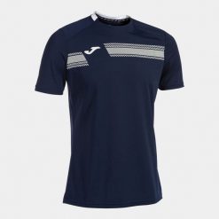 Koszulka męska Joma Smash Short Sleeve T-Shirt navy/white M. Białe t-shirty męskie Joma, m, bez wzorów, bez kołnierzyka. Za 119.00 zł.
