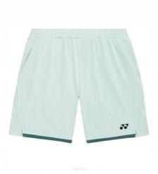 Spodenki tenisowe Yonex Y-R Knit Shorts. Zielone szorty męskie YONEX, bez wzorów, z materiału, sportowe. Za 369.00 zł.