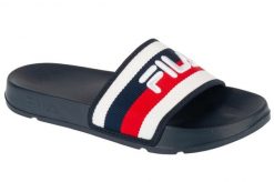 Klapki na basen męskie, Morro Bay Stripes. Niebieskie klapki i japonki męskie Fila, z materiału. Za 89.99 zł.
