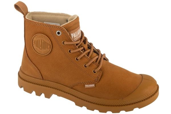 Buty sportowe Sneakersy unisex, Pampa Hi NBK. Brązowe buty sportowe na co dzień damskie Palladium, bez wzorów, z materiału, trekkingowe. Za 499.99 zł.