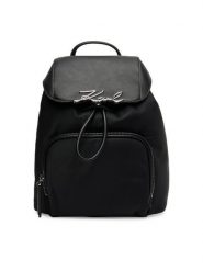 KARL LAGERFELD Plecak A3W30027 Czarny. Czarne plecaki damskie Karl Lagerfeld, bez wzorów, ze skóry. Za 679.99 zł.