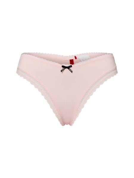 HUGO Stringi - Stringi Unique Kobiety różowy, XL. Czerwone stringi damskie Hugo, xl, bez wzorów, z materiału. Za 139.95 zł.