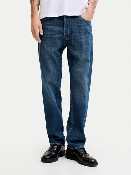 Jack & Jones Jeansy Chris 12289570 Niebieski Relaxed Fit. Niebieskie jeansy męskie Jack & Jones. Za 259.99 zł.