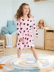 Sukienka w serca - wielobarwny. Sukienki dziewczęce Sinsay, bez wzorów, bez ramiączek. Za 15.99 zł.