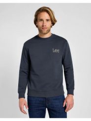 LEE MĘSKA BLUZA WOBBLY LEE SWS DARK MUTED GRAY 112355746 L81M008531. Szare bluzy bez kaptura męskie Lee, l. Za 199.99 zł.