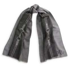 Szalik LAUREN RALPH LAUREN. Szare szaliki i kominy damskie Lauren Ralph Lauren, bez wzorów. Za 549.99 zł.
