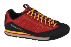 Buty trekkingowe męskie, Catalyst Storm. Czerwone buty trekkingowe męskie MERRELL, z materiału, przed kostkę, bez zapięcia, trekkingowe. Za 309.99 zł.