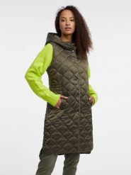 Orsay Kamizelka pikowana w kolorze khaki rozmiar: 42. Brązowe kamizelki damskie ORSAY. Za 154.95 zł.