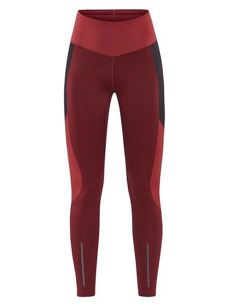 Craft Legginsy sportowe "ADV Essence Warm" w kolorze czerwonym rozmiar: M. Czerwone legginsy damskie Craft, m, bez wzorów, outdoorowe. Za 144.58 zł.