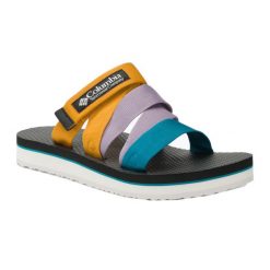 Klapki turystyczne damskie Columbia Alava Slide. Klapki damskie Columbia, bez wzorów, bez obcasa. Za 139.99 zł.