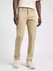 Lee Dżinsy - Slim fit - w kolorze beżowym rozmiar: W31/L32. Brązowe jeansy męskie Lee. Za 140.20 zł.