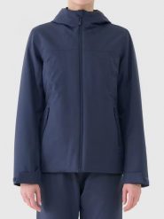 4F Kurtka narciarska w kolorze granatowym rozmiar: XL. Niebieskie kurtki narciarskie i snowboardowe damskie 4f, m, bez wzorów, z puchu, bez kaptura, narciarskie. Za 169.67 zł.