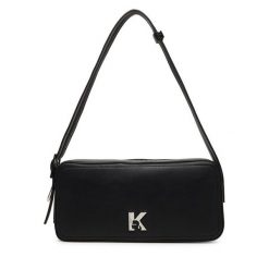 Torebka Karl Lagerfeld Jeans. Czarne torebki klasyczne damskie Karl Lagerfeld Jeans, bez wzorów, z jeansu, bez dodatków. Za 709.99 zł.