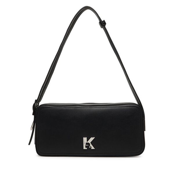 Torebka Karl Lagerfeld Jeans. Czarne torebki klasyczne damskie Karl Lagerfeld Jeans, bez wzorów, z jeansu, bez dodatków. Za 709.99 zł.