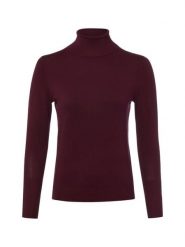 Marie Lund Sweter Kobiety drobna dzianina czerwony, L. Czerwone golfy damskie Marie Lund, l, bez wzorów, z dzianiny, bez ramiączek. Za 179.95 zł.