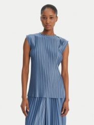 MAX&Co. Bluzka 2616941023200 Niebieski Regular Fit. Niebieskie bluzki damskie MAX&Co., xl, bez wzorów, z syntetyku, bez ramiączek. Za 449.99 zł.