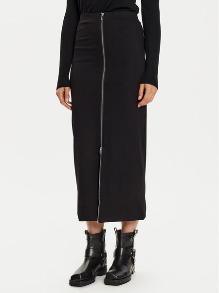 Karen by Simonsen Spódnica maxi Rebecca 10105102 Czarny Slim Fit. Czarne spódniczki damskie Karen by Simonsen, xs, bez wzorów, z wiskozy, maxi. Za 199.99 zł.