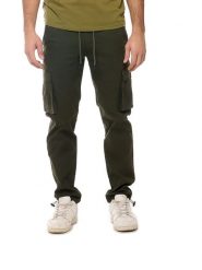 Spodnie dresowe wytrzymały z sznurek regulacyjny na co dzień. Zielone spodnie sportowe męskie LEONE 1947 APPAREL, z dresówki. Za 105.21 zł.