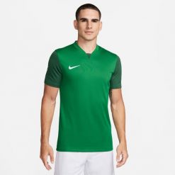 Koszulka treningowa męska Nike Trophy V Jsy. Białe t-shirty sportowe męskie Nike, l, z poliesteru, bez ramiączek, do piłki nożnej. Za 119.99 zł.