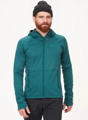 MARMOT Bluza męska Olden Polartec Hoody dark jungle-XL. Zielone bluzy bez kaptura męskie Marmot, m, z elastanu. Za 501.80 zł.