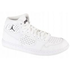 Męskie Skórzane Buty Treningowe Jordan Access Full Grain Leather. Białe buty fitness męskie Nike, trekkingowe. Za 479.99 zł.