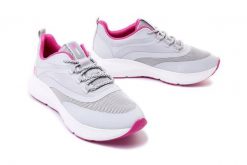 RIEKER Revolution 42104-40 grey, półbuty sportowe damskie. Szare półbuty damskie Rieker, bez wzorów, sportowe, bez obcasa. Za 174.95 zł.