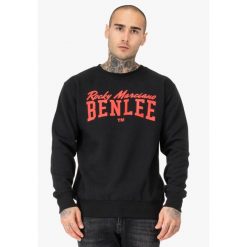 Bluza z okrągłym dekoltem, regularny krój Benlee Rinston. Czarne bluzy bez kaptura męskie Benlee, xl, z bawełny. Za 188.00 zł.