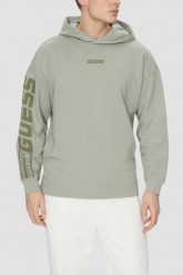 GUESS Zielona bluza męska Dalim Over z kapturem. Zielone bluzy z kapturem męskie Guess, m. W wyprzedaży za 305.99 zł.