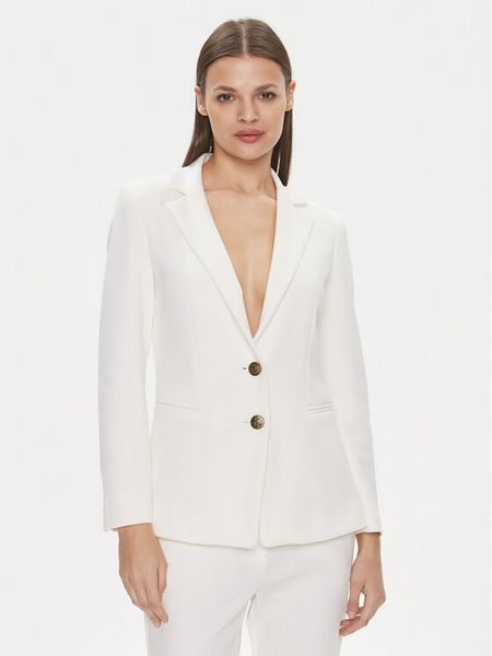 Marella Marynarka Lia 2413911024 Biały Regular Fit. Białe marynarki i żakiety damskie Marella, bez wzorów, z syntetyku. Za 639.00 zł.