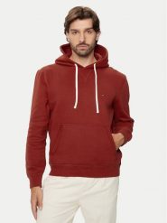 Tommy Hilfiger Bluza Essential MW0MW37230 Czerwony Regular Fit. Czerwone bluzy bez kaptura męskie Tommy Hilfiger, m, z bawełny. Za 249.99 zł.