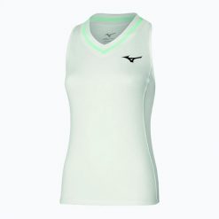 Damski tank top Mizuno. Białe topy damskie Mizuno, bez wzorów, bez kołnierzyka. Za 119.99 zł.