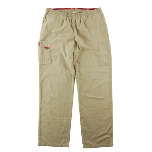 Second life - Dickies Spodnie Męskie Cargo - Jak nowy. Brązowe spodnie materiałowe męskie Dickies, bez wzorów, casualowe. Za 106.46 zł.
