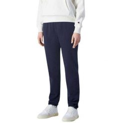 Spodnie Do Joggingu Damskie Sznurki Ściągające. Niebieskie spodnie materiałowe damskie CHAMPION, bez wzorów, z bawełny. Za 285.99 zł.