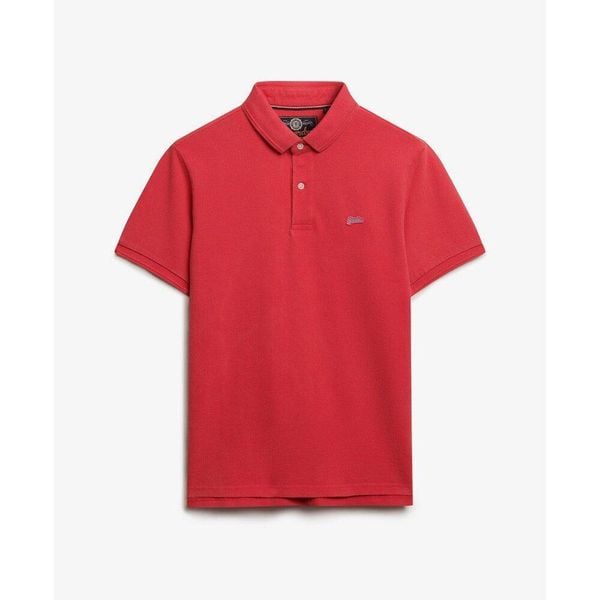 Koszulka polo z piki Superdry Classic. Czerwone koszulki polo męskie Superdry., m, bez wzorów, bez ramiączek. Za 210.00 zł.