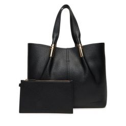 Torebka Elisabetta Franchi. Czarne torebki klasyczne damskie Elisabetta Franchi, bez wzorów, bez dodatków. Za 1,909.00 zł.