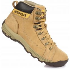 Męskie buty trapery trekkingowe piaskowe CATERPILLAR CAT. Brązowe buty trekkingowe męskie CATerpillar, na zimę, bez zapięcia, trekkingowe. Za 429.00 zł.