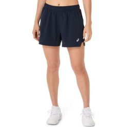 Damskie szorty 2 w 1 Asics Court. Niebieskie szorty damskie Asics, bez wzorów, z materiału, eleganckie. Za 256.00 zł.