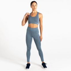 Legitimate damskie sportowe legginsy. Niebieskie legginsy damskie Dare 2b, bez wzorów, na fitness i siłownię. Za 211.00 zł.
