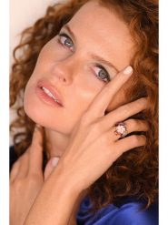 DIAMANTA Złoty pierścionek "Jardin anglais" z kamieniami szlachetnymi rozmiar: 52. Różowe pierścionki damskie DIAMANTA, z ametystem, złote. Za 2,253.99 zł.