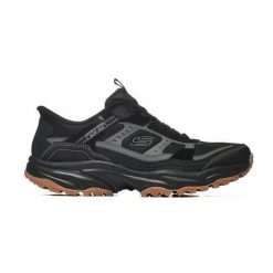 Buty trekkingowe męskie Skechers Vigor At. Czarne buty trekkingowe męskie Skechers, z materiału, bez zapięcia. Za 300.00 zł.