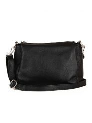 Mia Tomazzi Skórzana torebka "Melfi" w kolorze czarnym - 26 x 19 x 9 cm rozmiar: onesize. Czarne torebki klasyczne damskie Mia Tomazzi, bez wzorów, z materiału, bez dodatków. Za 279.31 zł.