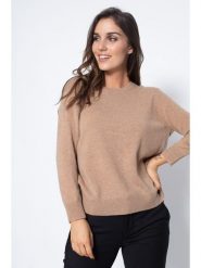 Perfect Cashmere Kaszmirowy sweter "Vanessa" w kolorze beżowym rozmiar: M. Brązowe swetry klasyczne damskie Perfect Cashmere, m, z kaszmiru, bez kołnierzyka. Za 347.99 zł.