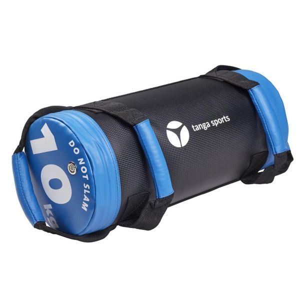 Funkcjonalna torba Tanga sports 22 Øx55 cm. Czarne torby sportowe damskie TANGA SPORTS, bez wzorów, ze skóry, bez dodatków. Za 376.50 zł.