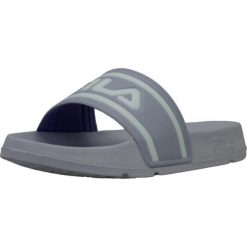 Klapki Fila Model Morro Bay Slipper Kolor Szary. Białe klapki damskie Fila, bez wzorów, bez obcasa. W wyprzedaży za 88.00 zł.