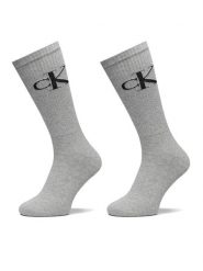 Calvin Klein Jeans Skarpety długie 701228802 Szary. Szare skarpetki męskie Calvin Klein Jeans, bez wzorów, z bawełny. Za 49.99 zł.