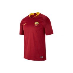 Koszulka piłkarska AS Roma 18/19. Czerwone t-shirty damskie Nike, s, bez wzorów, bez kołnierzyka. W wyprzedaży za 239.99 zł.