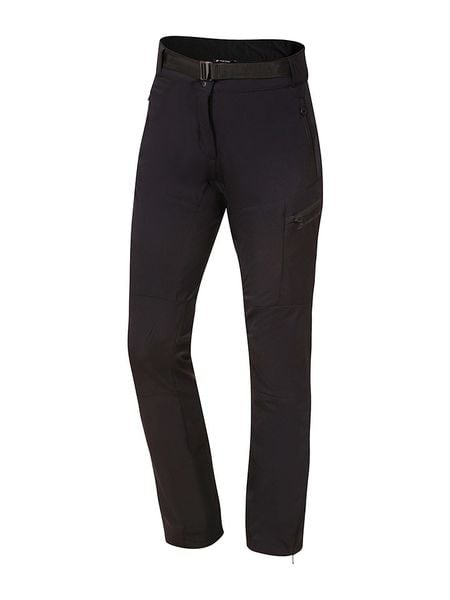 Alpine Pro Spodnie softshellowe "Zebina" w kolorze czarnym rozmiar: 34-LN. Czarne spodnie dresowe damskie Alpine Pro, z tkaniny, outdoorowe. Za 235.50 zł.